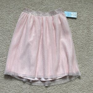 Cat & Jack new w/tags Pink Skirt with Glitter Waistband, as 8